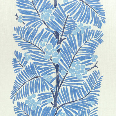 Palmar Print - Blue Ivory By Brunschwig & Fils | Majorelle |Botanical & Floral Tropical Multipurpose Print
