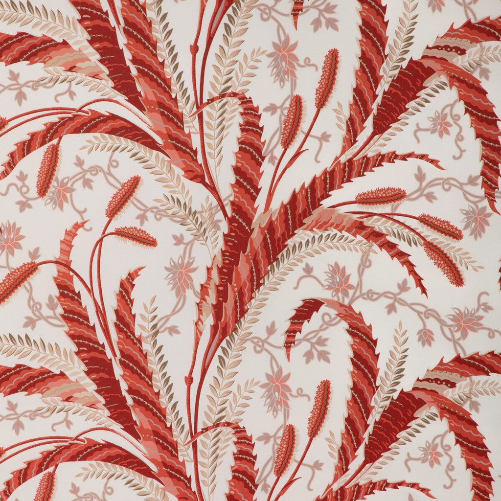 Samples and Purchasing available for Vernay Print - Red White By Brunschwig & Fils | Cadenet | Botanical & Floral Multipurpose Print at Designer Wallcoverings and Fabrics