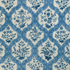 Samples and Purchasing available for Ventoux Print - Sky/Blue White By Brunschwig & Fils | Cadenet |Botanical & Floral Damask Multipurpose Print at Designer Wallcoverings and Fabrics