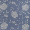 Samples and Purchasing available for Maelle Emb - Blue Blue By Brunschwig & Fils | Anduze Embroideries | Botanical & Floral Drapery Embroidery at Designer Wallcoverings and Fabrics