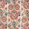 Samples and Purchasing available for Lavali Emb - Coral/Sky Blue By Brunschwig & Fils | Anduze Embroideries | Global Drapery Embroidery at Designer Wallcoverings and Fabrics
