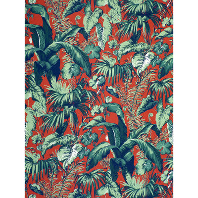 Samples and Purchasing available for Feuillage Ii - Rouge Green By Brunschwig & Fils | Madeleine Castaing Indoor/Outdoor |Botanical & Floral  Multipurpose Indoor / Outdoor at Designer Wallcoverings and Fabrics