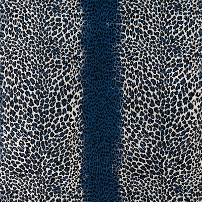 Samples and Purchasing available for Leopard Ii - Blue Blue By Brunschwig & Fils | Madeleine Castaing Indoor/Outdoor |Animal Skins Small Scale Multipurpose Indoor / Outdoor at Designer Wallcoverings and Fabrics