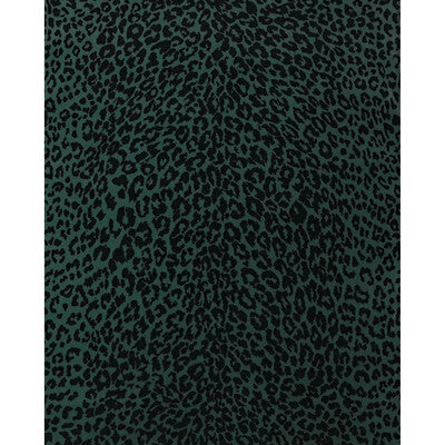 Madeleine'S Leopard - Teal Turquoise By Brunschwig & Fils | Madeleine Castaing Ii |Modern Animal Skins Multipurpose Velvet