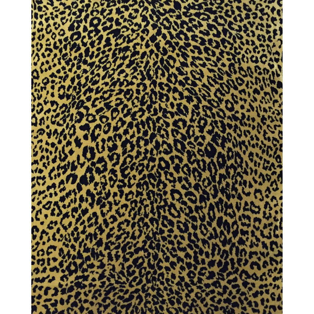 Madeleine'S Leopard - Gold Black By Brunschwig & Fils | Madeleine Castaing Ii |Modern Animal Skins Multipurpose Velvet
