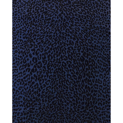 Samples and Purchasing available for Madeleine'S Leopard - Ink Black By Brunschwig & Fils | Madeleine Castaing Ii |Modern Animal Skins Multipurpose Velvet at Designer Wallcoverings and Fabrics
