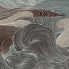 Samples and Purchasing available for Tourbillon Print - Stone Brown By Brunschwig & Fils | Celeste | Modern Multipurpose Print at Designer Wallcoverings and Fabrics