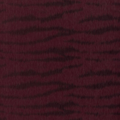 Samples and Purchasing available for Tigre Warp Print - Plum  By Brunschwig & Fils | Celeste | Animal Skins Drapery Print at Designer Wallcoverings and Fabrics