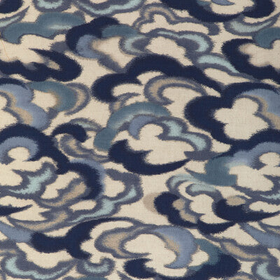 Stratus Print - Sky/Lapis Blue By Brunschwig & Fils | Celeste | Novelty Multipurpose Print
