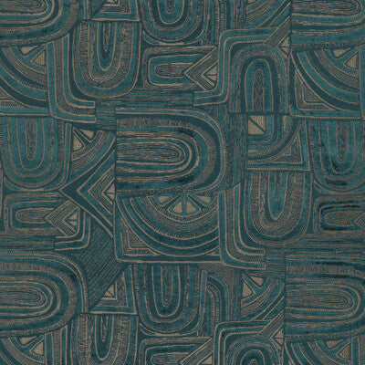 Samples and Purchasing available for Timbre Velvet - Teal Teal By Brunschwig & Fils | Celeste | Modern Upholstery Velvet at Designer Wallcoverings and Fabrics