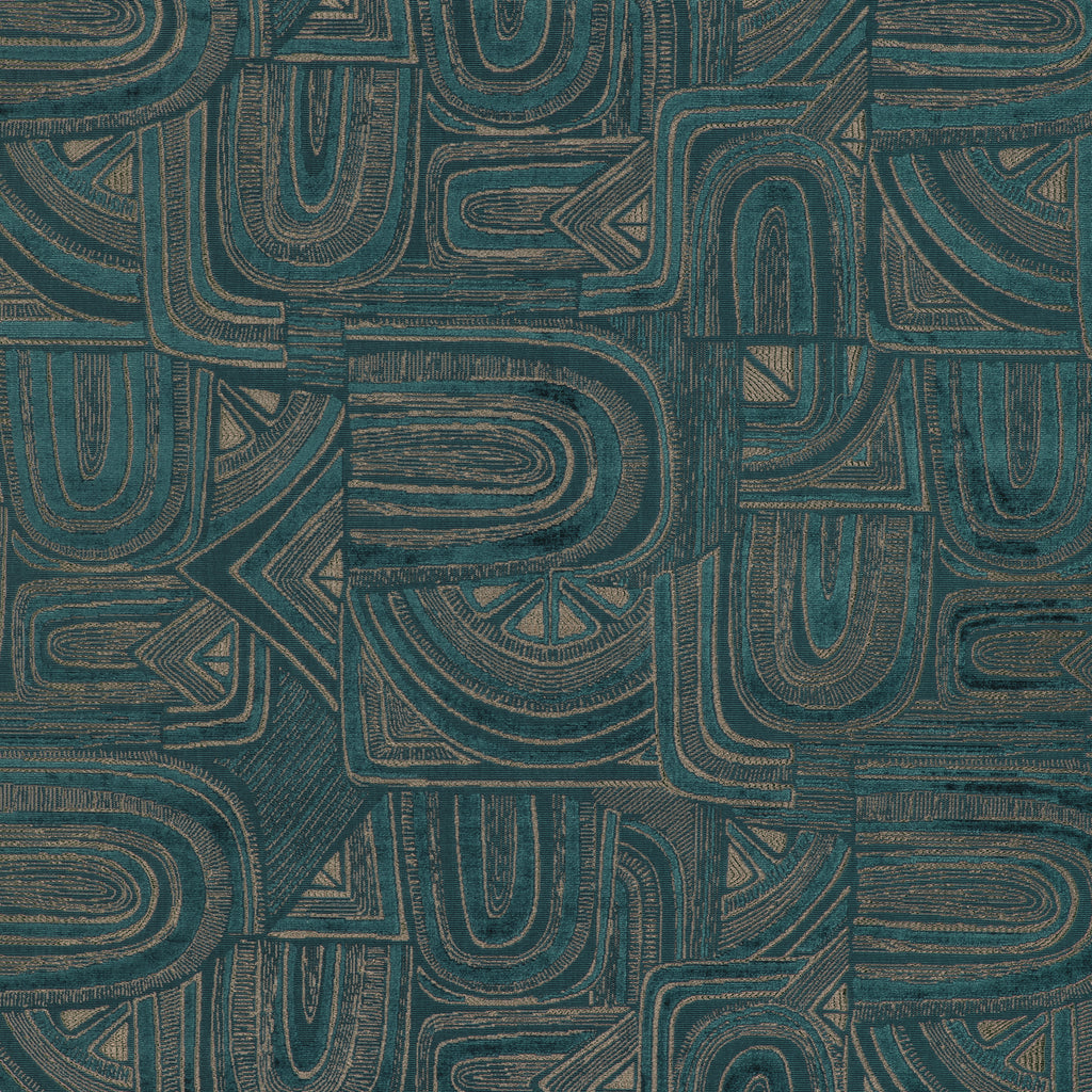 Timbre Velvet - Teal Teal By Brunschwig & Fils | Celeste | Modern Upholstery Velvet