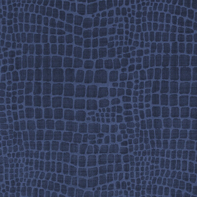 Samples and Purchasing available for Croc Velvet - Sapphire Blue By Brunschwig & Fils | Celeste | Animal Skins Upholstery Velvet at Designer Wallcoverings and Fabrics