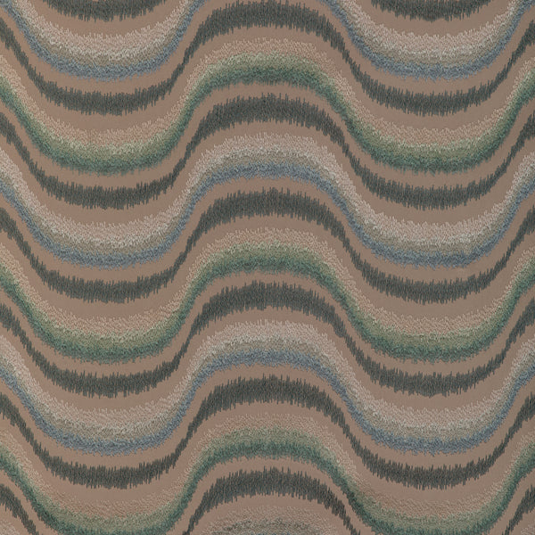 Du Son Emb - Aquamarine Teal By Brunschwig & Fils | Celeste |Modern Ikat/Southwest/Kilims Multipurpose Embroidery