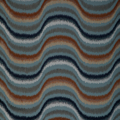 Du Son Emb - Topaz Rust By Brunschwig & Fils | Celeste |Modern Ikat/Southwest/Kilims Multipurpose Embroidery