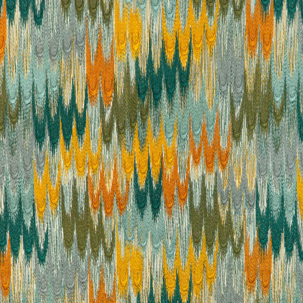 Duval Emb - Teal/Topaz Green By Brunschwig & Fils | Celeste | Modern Multipurpose Embroidery