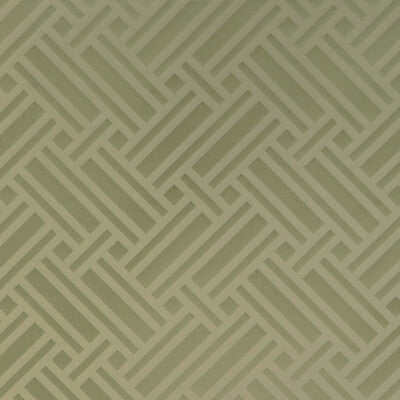 Martel Weave - Leaf Olive Green By Brunschwig & Fils | Vienne Silks | Geometric Multipurpose Silk