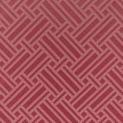 Samples and Purchasing available for Martel Weave - Berry Red By Brunschwig & Fils | Vienne Silks | Geometric Multipurpose Silk at Designer Wallcoverings and Fabrics