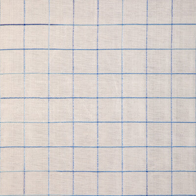 Samples and Purchasing available for Moulin Check - Blue White By Brunschwig & Fils | Vienne Silks | Plaid / Check Drapery Casement at Designer Wallcoverings and Fabrics