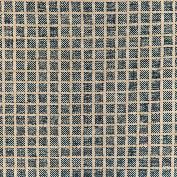Chiron Texture - Blue Blue By Brunschwig & Fils | Chambery Textures Iv | Plaid / Check Upholstery Chenille