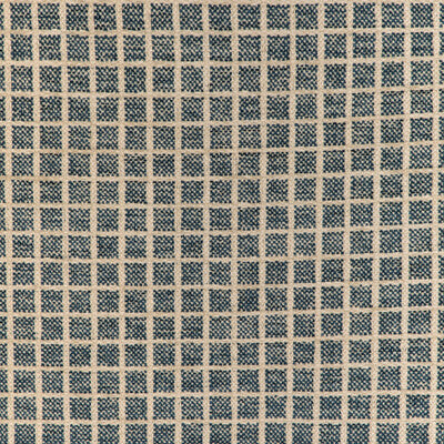 Chiron Texture - Blue Blue By Brunschwig & Fils | Chambery Textures Iv | Plaid / Check Upholstery Chenille