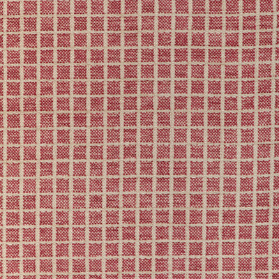 Chiron Texture - Berry Red By Brunschwig & Fils | Chambery Textures Iv | Plaid / Check Upholstery Chenille