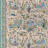 Samples and Purchasing available for Shalimar Print - Aqua/Leaf Teal By Brunschwig & Fils | La Menagerie |Chinoiserie Toile Drapery Print at Designer Wallcoverings and Fabrics
