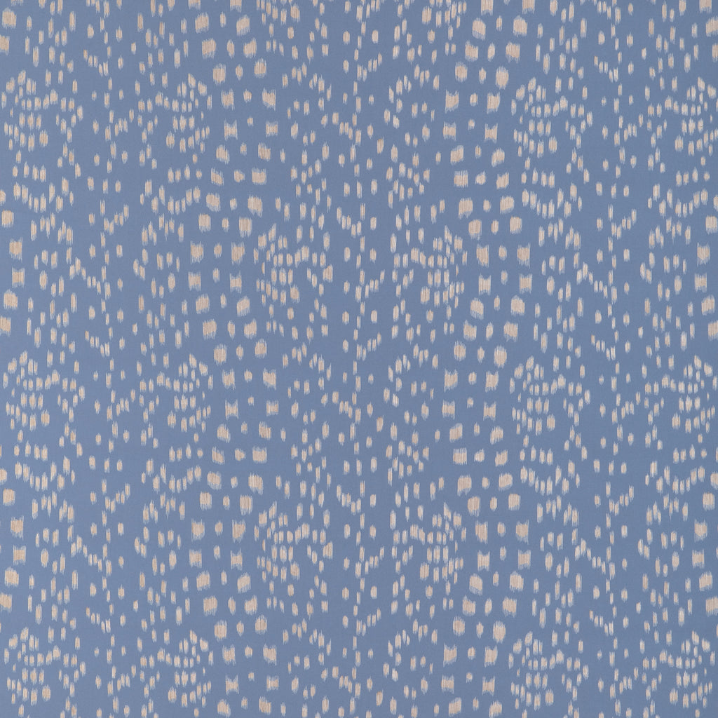 Les Touches Reverse - Sky Blue By Brunschwig & Fils | La Menagerie |Ikat/Southwest/Kilims Animal Skins Drapery Print
