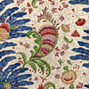 Samples and Purchasing available for Riviere Print - Blue Blue By Brunschwig & Fils | La Menagerie | Botanical & Floral Drapery Print at Designer Wallcoverings and Fabrics