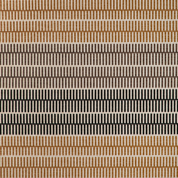 Les Oliviers Weave - Onyx Brown By Brunschwig & Fils | Les Ensembliers L'Eternel Ete |Global Stripes Upholstery Indoor / Outdoor