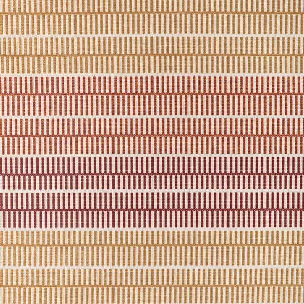 Les Oliviers Weave - Spice Rust By Brunschwig & Fils | Les Ensembliers L'Eternel Ete |Global Stripes Upholstery Indoor / Outdoor