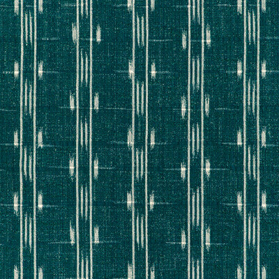 Samples and Purchasing available for Le Spritz Weave - Teal Teal By Brunschwig & Fils | Les Ensembliers L'Eternel Ete |Ikat/Southwest/Kilims Stripes Upholstery Indoor / Outdoor at Designer Wallcoverings and Fabrics