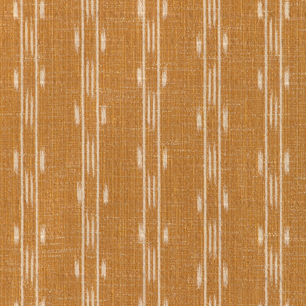 Le Spritz Weave - Ochre Gold By Brunschwig & Fils | Les Ensembliers L'Eternel Ete |Ikat/Southwest/Kilims Stripes Upholstery Indoor / Outdoor