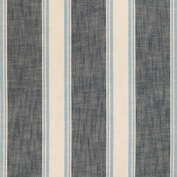 La Riviera Stripe - Blue Dark Blue By Brunschwig & Fils | Les Ensembliers L'Eternel Ete | Stripes Upholstery Indoor / Outdoor
