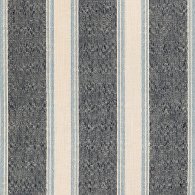La Riviera Stripe - Blue Dark Blue By Brunschwig & Fils | Les Ensembliers L'Eternel Ete | Stripes Upholstery Indoor / Outdoor