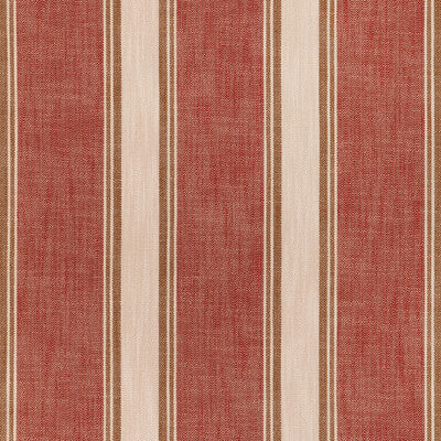 Samples and Purchasing available for La Riviera Stripe - Spice Rust By Brunschwig & Fils | Les Ensembliers L'Eternel Ete | Stripes Upholstery Indoor / Outdoor at Designer Wallcoverings and Fabrics