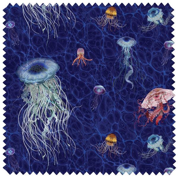 Jellyfish Velvet Panel Original | Timorous Beasties Fabric