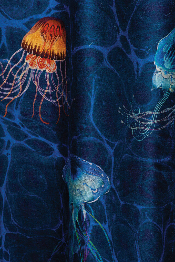 Jellyfish Velvet Panel Original