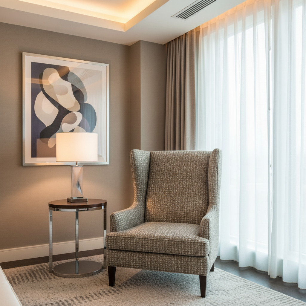 Turks Landing - Bark Upholstered Chair | Architectural Fabrics
