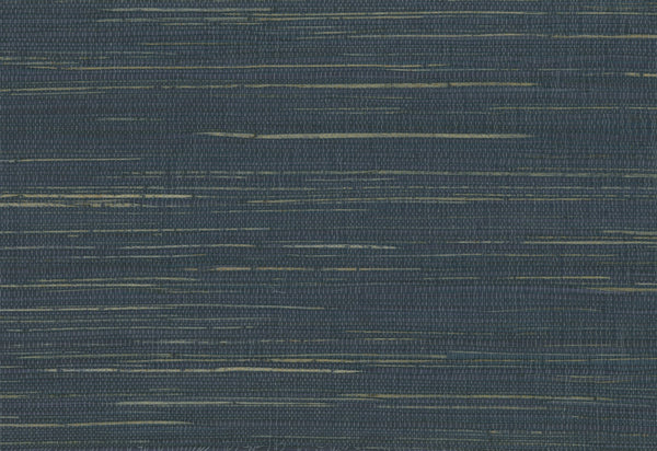 Provincetown-Insignia Blue Hemp Wallcovering | Phillipe Romano