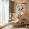 Turquoise Bay - Oat Upholstered Chair | Architectural Fabrics