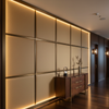Trunk Bay - Buff Upholstered Wall Panel | Architectural Fabrics