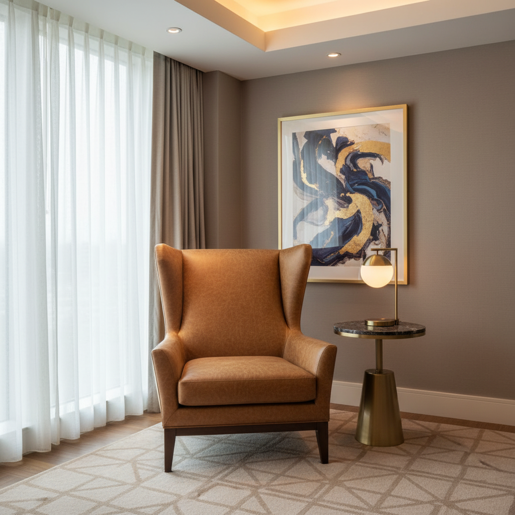 Peter Island - Saddle Upholstered Chair | Architectural Fabrics