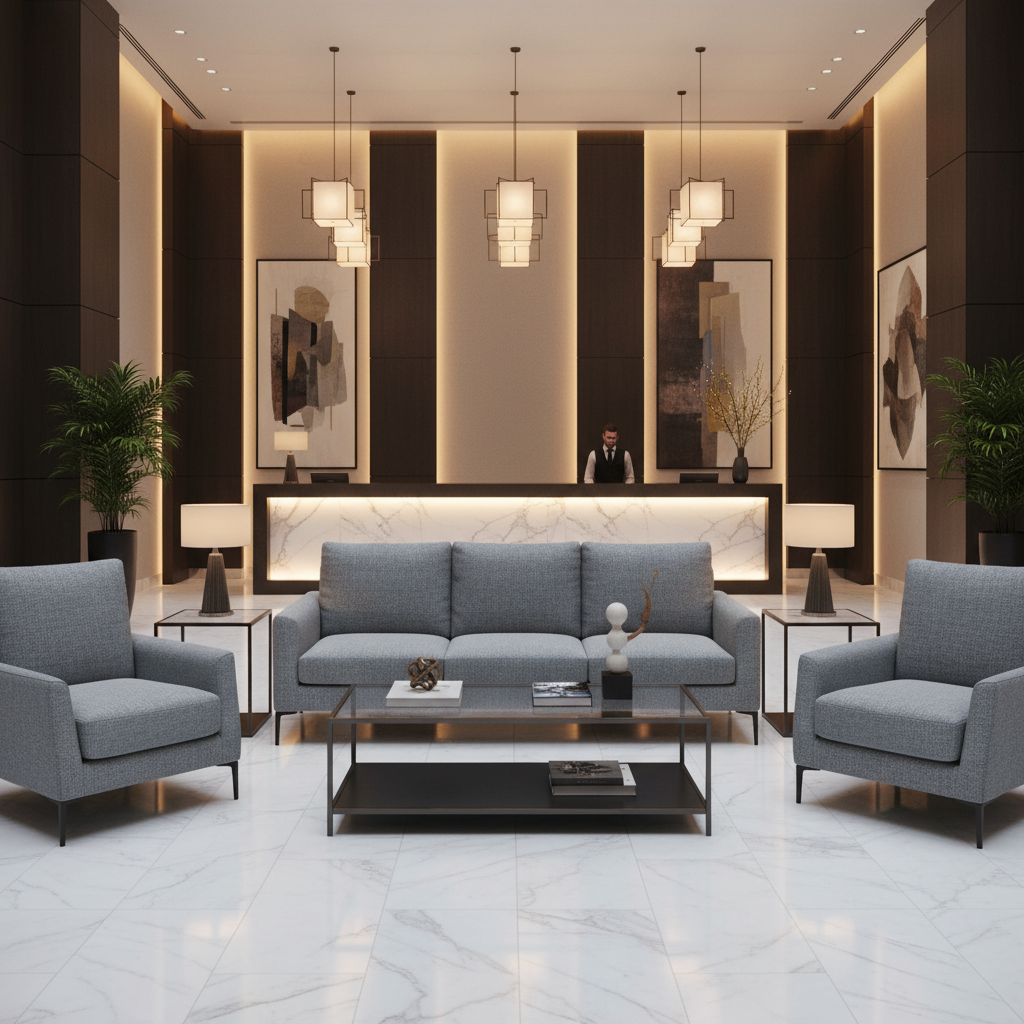 Punch Bowl - Marine Upholstered Sofa | Architectural Fabrics