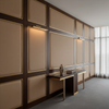 Aire Pebbled - Earthen Taupe Breathable Polyurethane Upholstered Wall Panel | Architectural Fabrics