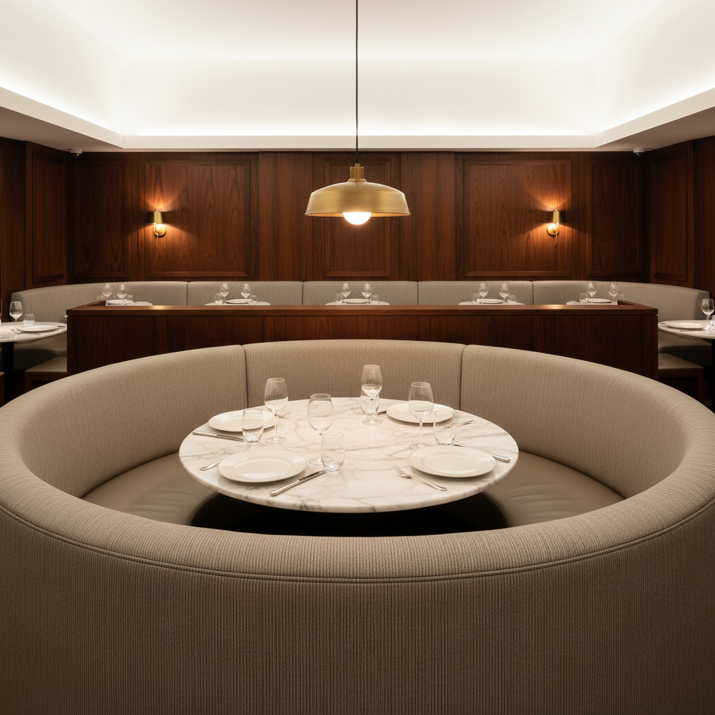 Trade Wind - Quarry Upholstered Banquette | Architectural Fabrics