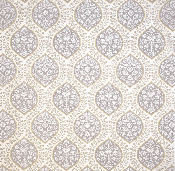 Nina Campbell Fabric - Neutral Ground Wallcovering | Nina Campbell
