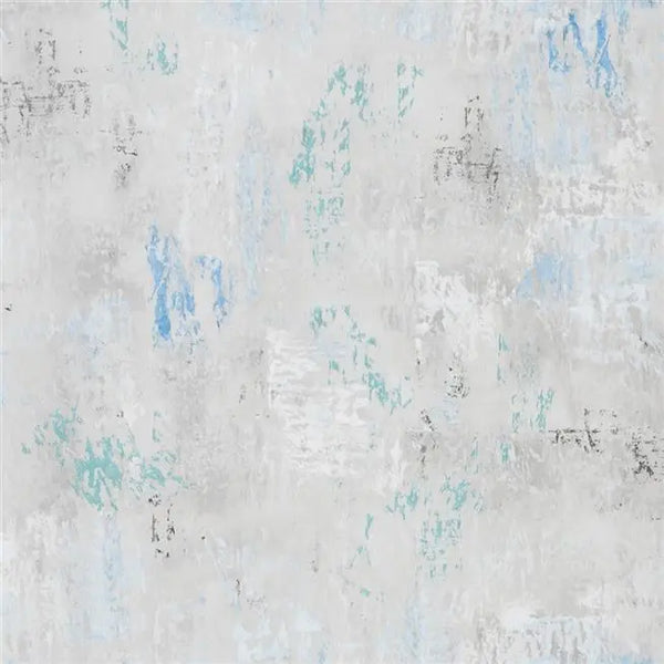 Impasto 05 Blue Wallpaper | Designer's Guild Europe