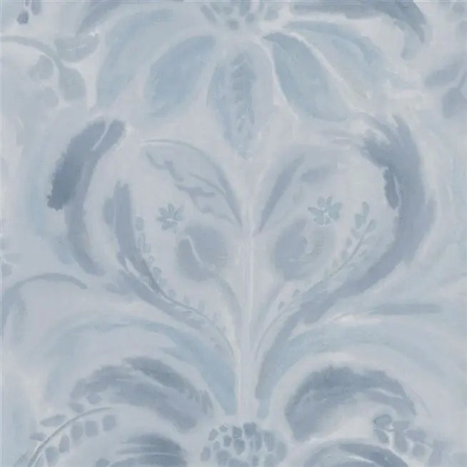 Angelique Damask 05 Blue Wallpaper | Designer's Guild Europe