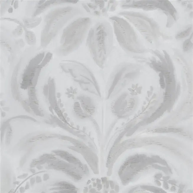 Angelique Damask 02 Steel Grey Wallpaper | Designer's Guild Europe