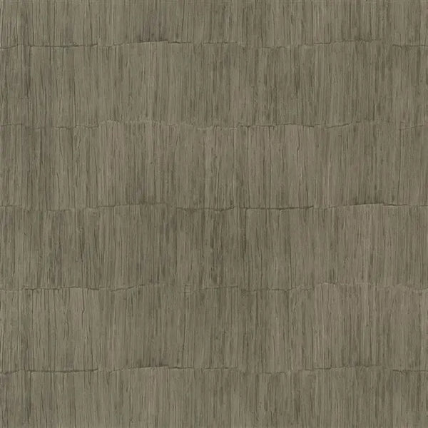 Sakiori Embossed  04 Walnut Brown Wallpaper | Designer's Guild Europe